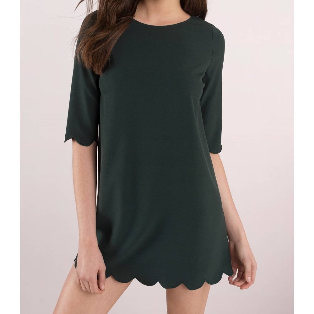 Sweetly Scalloped Dress